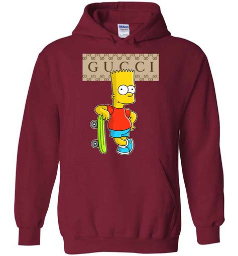 gucci bart simpson hoodie|gucci tracksuit men's.